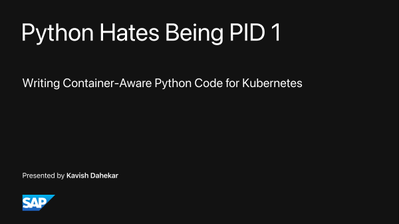 First page of pycon-26-python-pid1-slides-dark