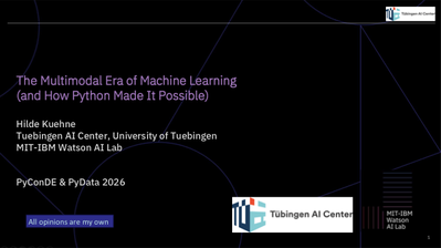 First page of Slides - The Multimodal Era of Machine Learning