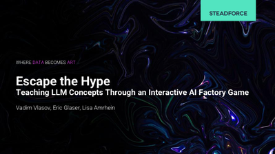 First page of Escape the Hype: Teaching LLM Concepts Through an Interactive AI Factory Game