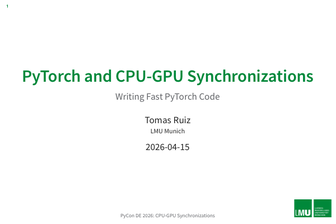 First page of Slides
