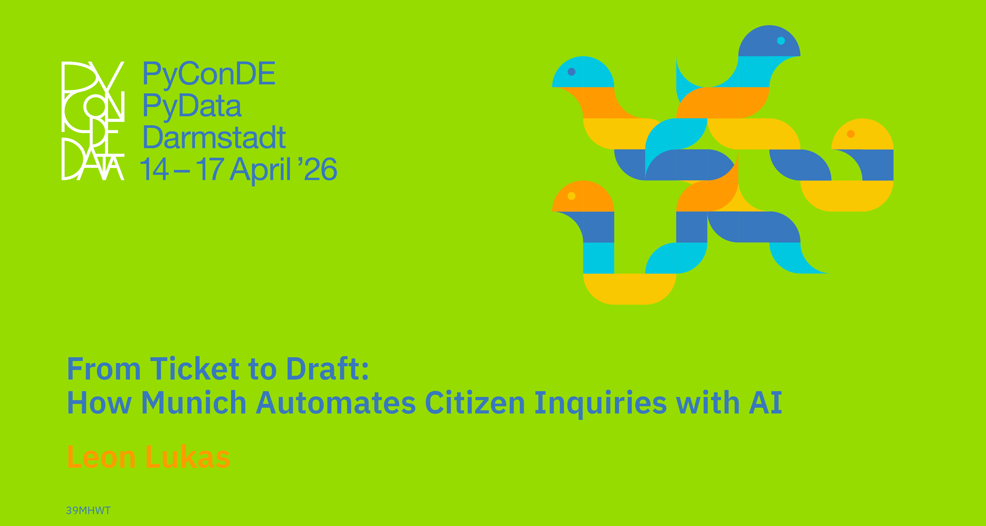 Social card for talk: From Ticket to Draft: How Munich Automates Citizen Inquiries with AI