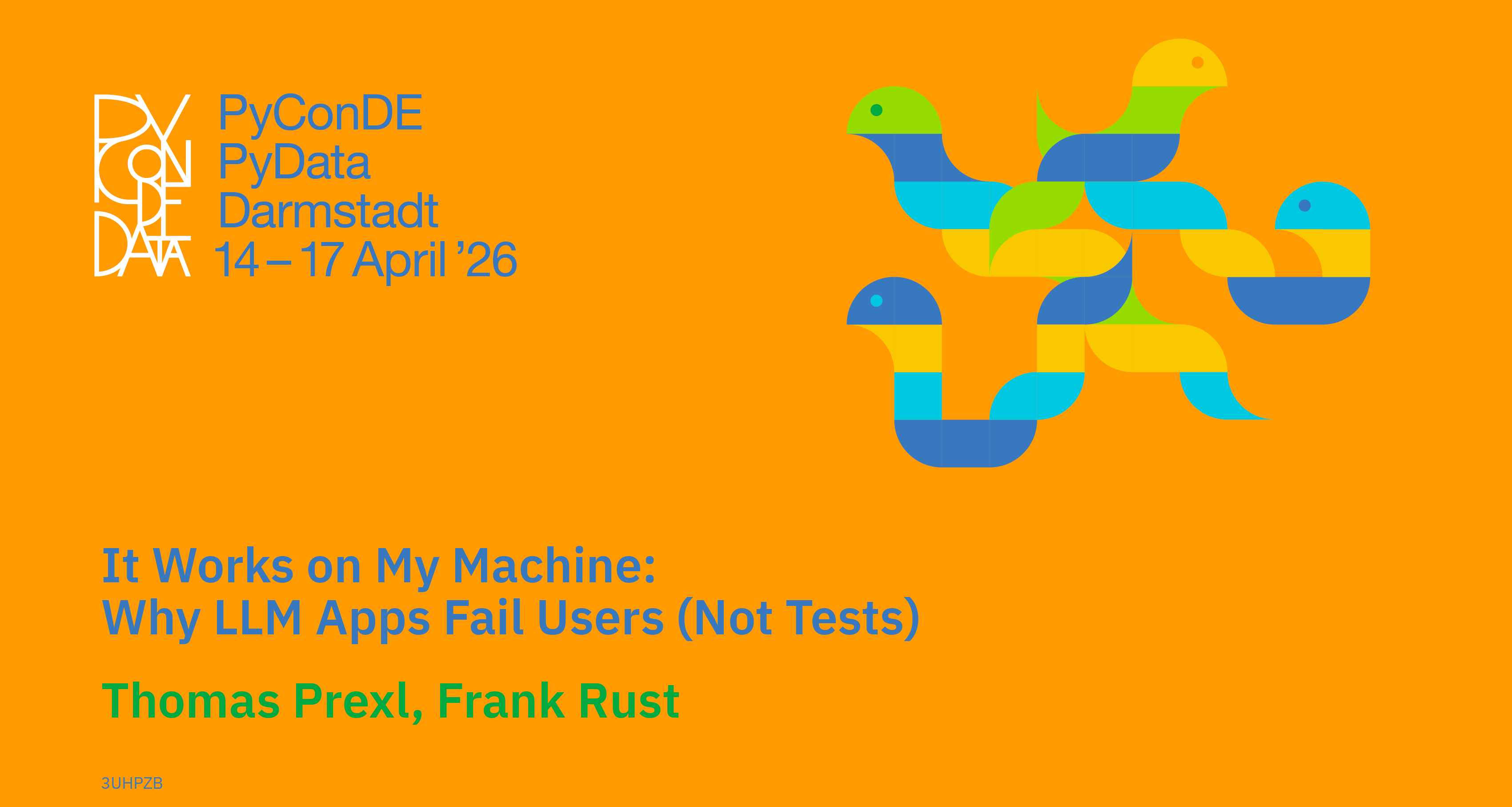 Social card for talk: It Works on My Machine: Why LLM Apps Fail Users (Not Tests)