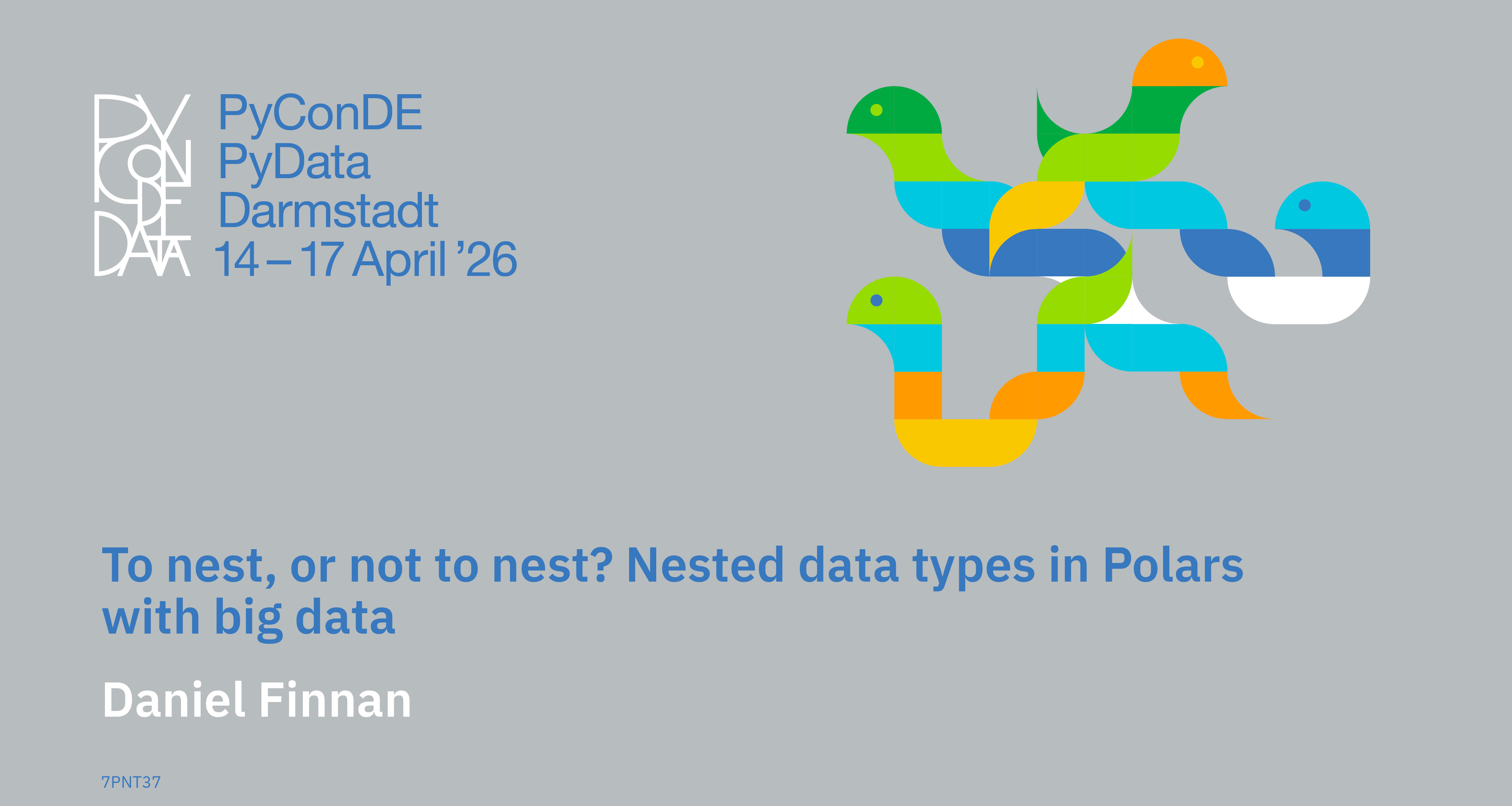 Social card for talk: To nest, or not to nest? Nested data types in Polars with big data