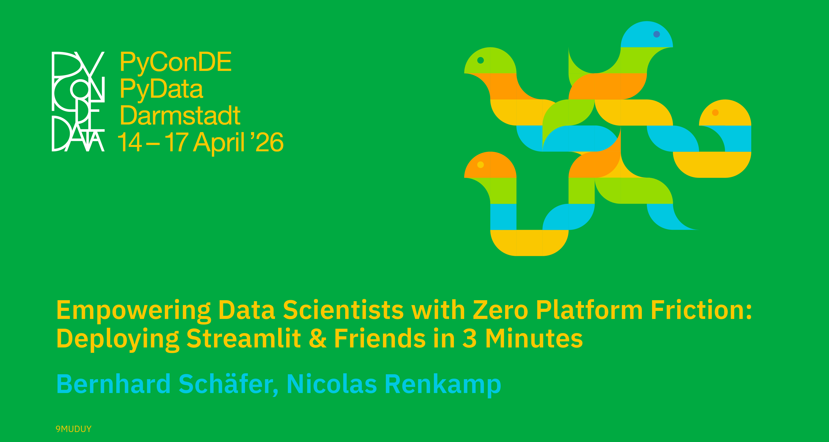 Social card for talk: Empowering Data Scientists with Zero Platform Friction: Deploying Streamlit & Friends in 3 Minutes