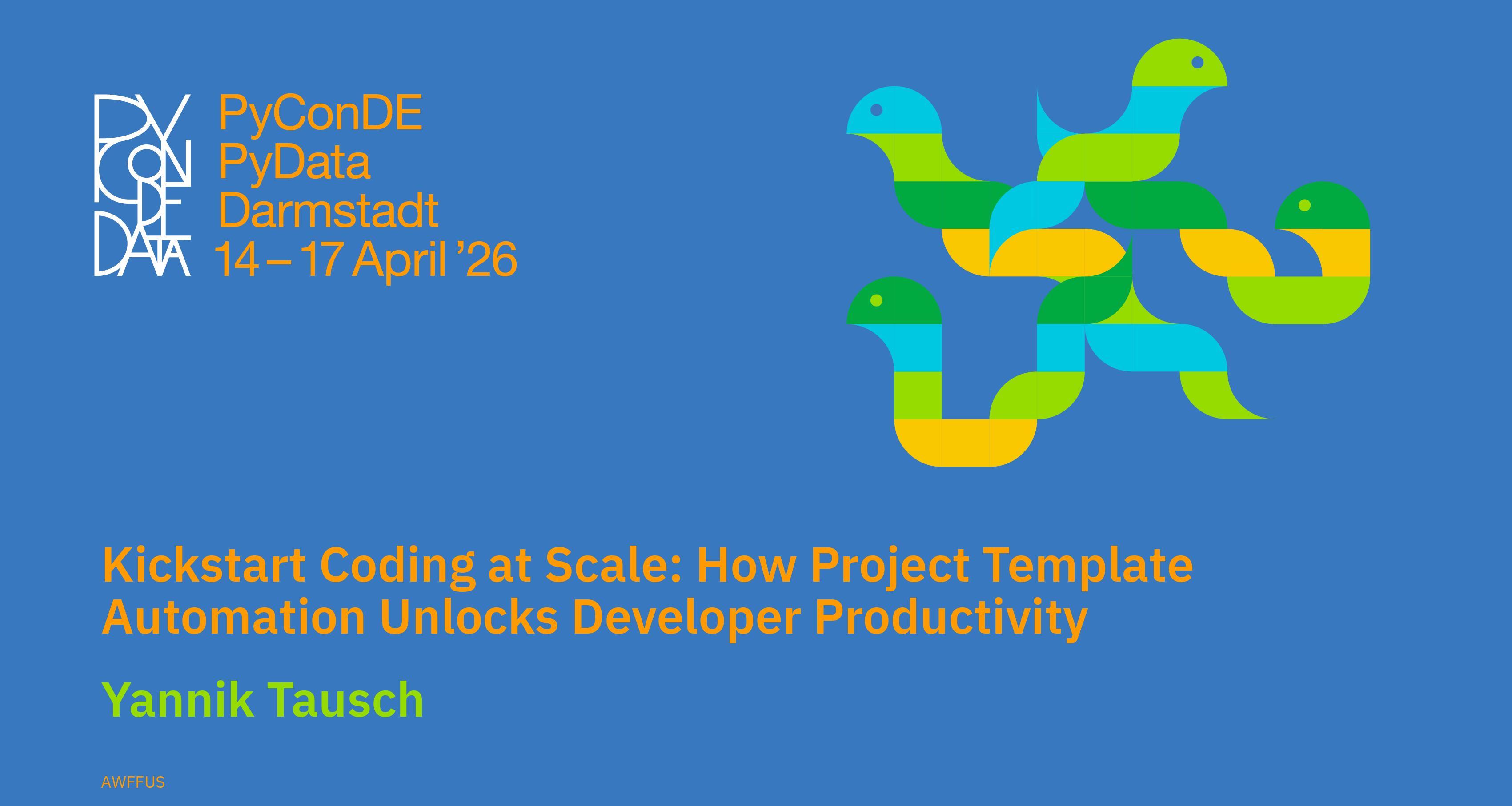 Social card for talk: Kickstart Coding at Scale: How Project Template Automation Unlocks Developer Productivity
