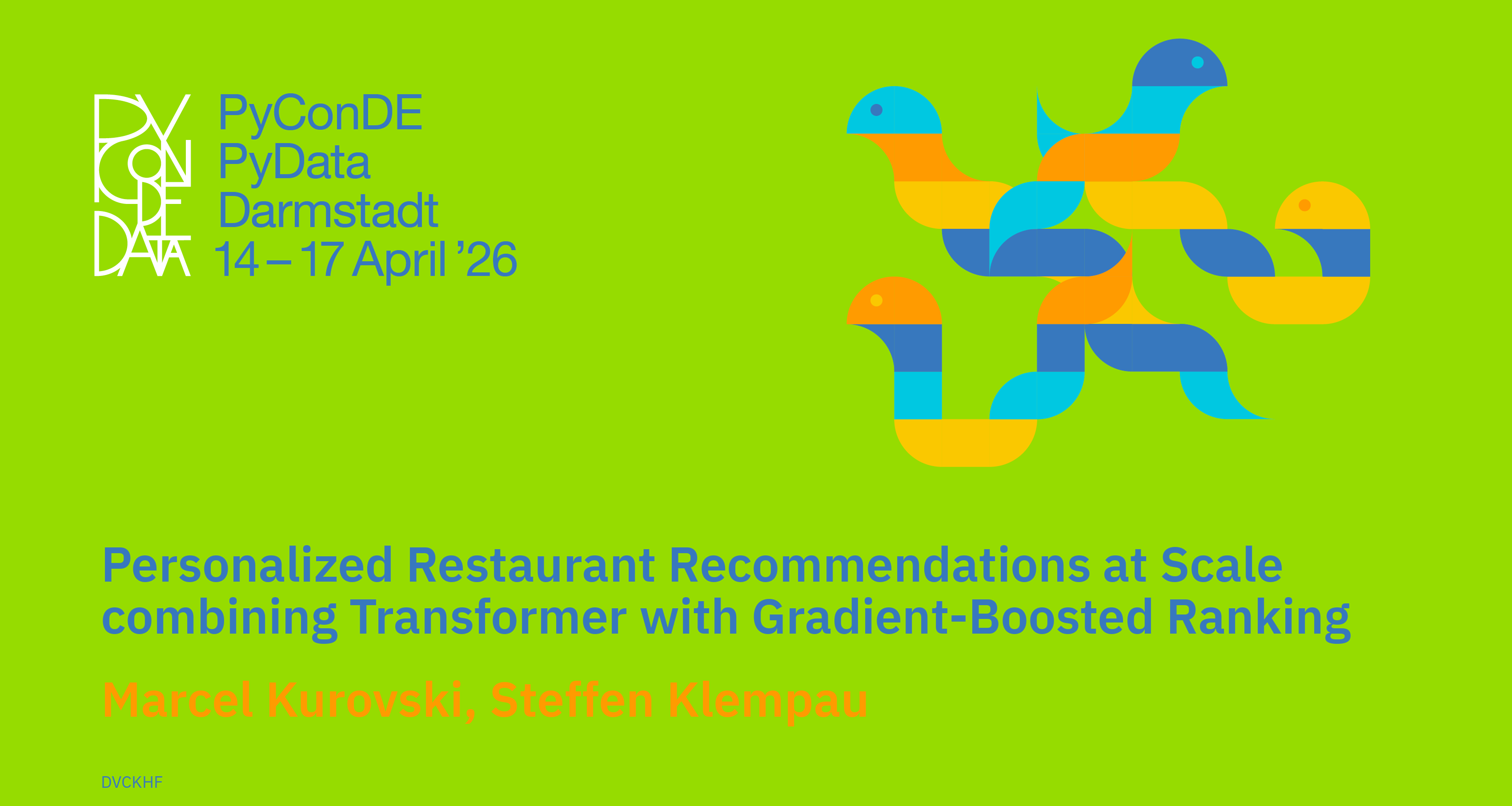 Social card for talk: Personalized Restaurant Recommendations at Scale combining Transformer with Gradient-Boosted Ranking