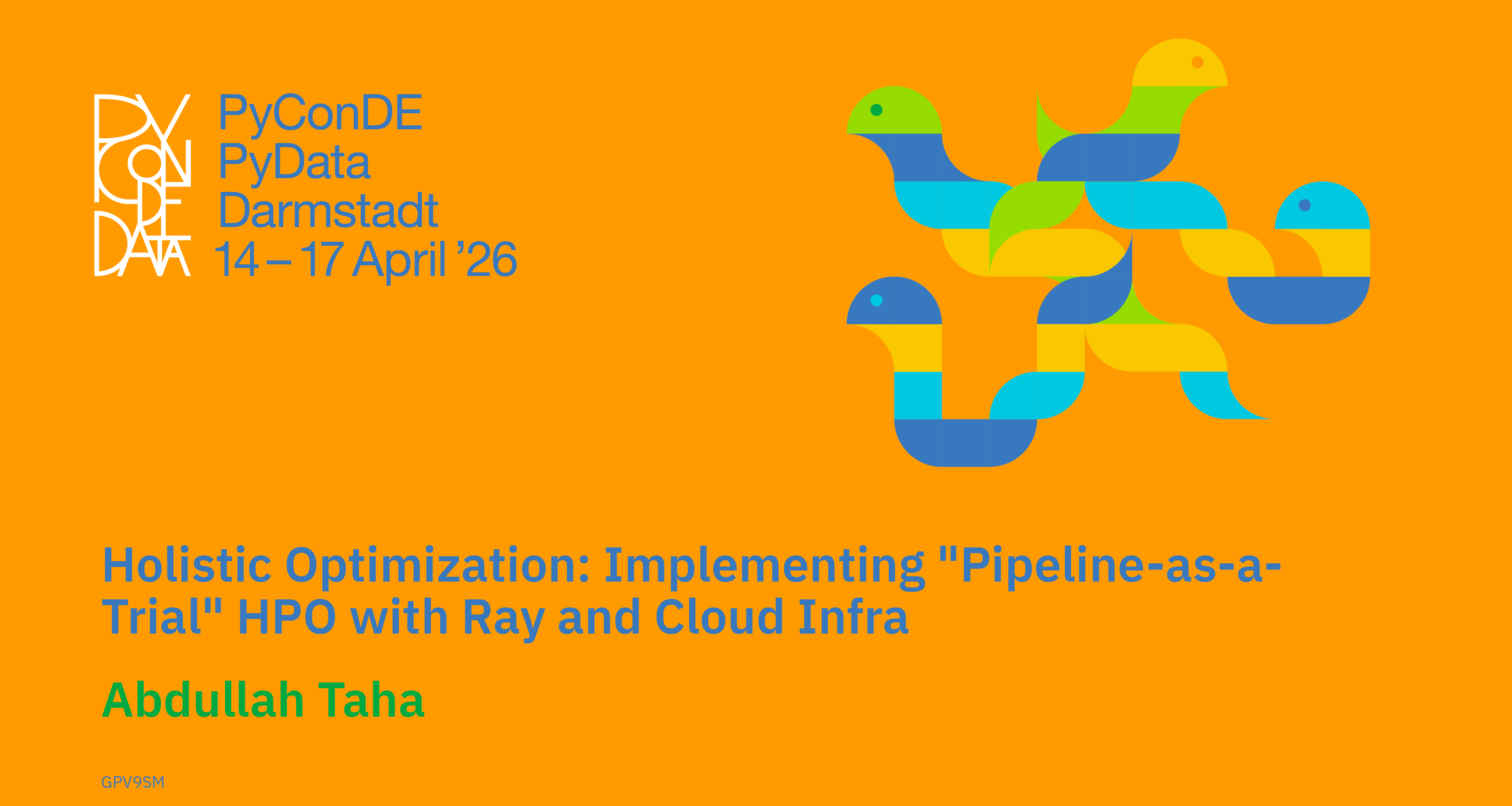 Social card for talk: Holistic Optimization: Implementing "Pipeline-as-a-Trial" HPO with Ray and Cloud Infra