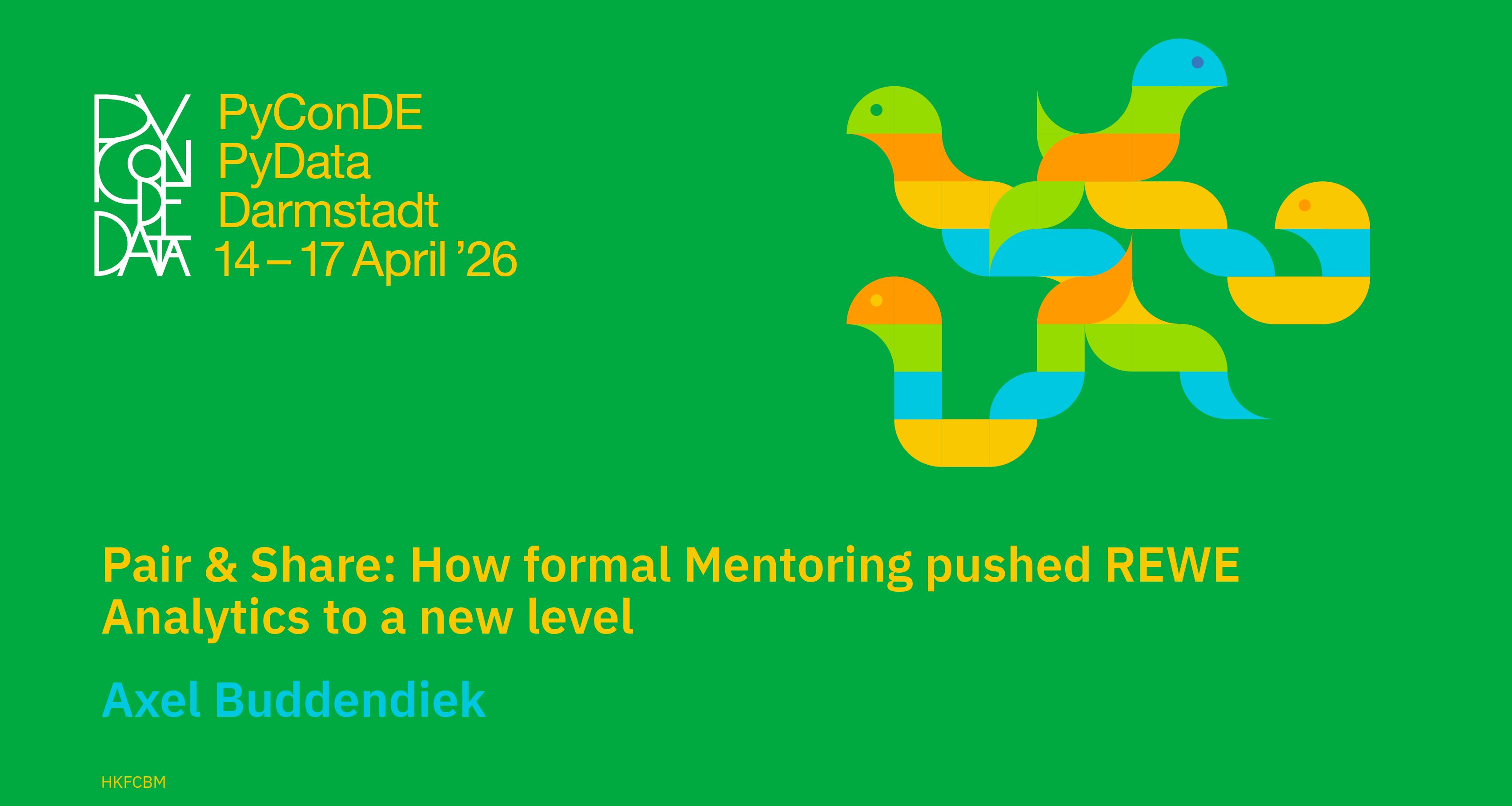 Social card for talk: Pair & Share: How formal Mentoring pushed REWE Analytics to a new level