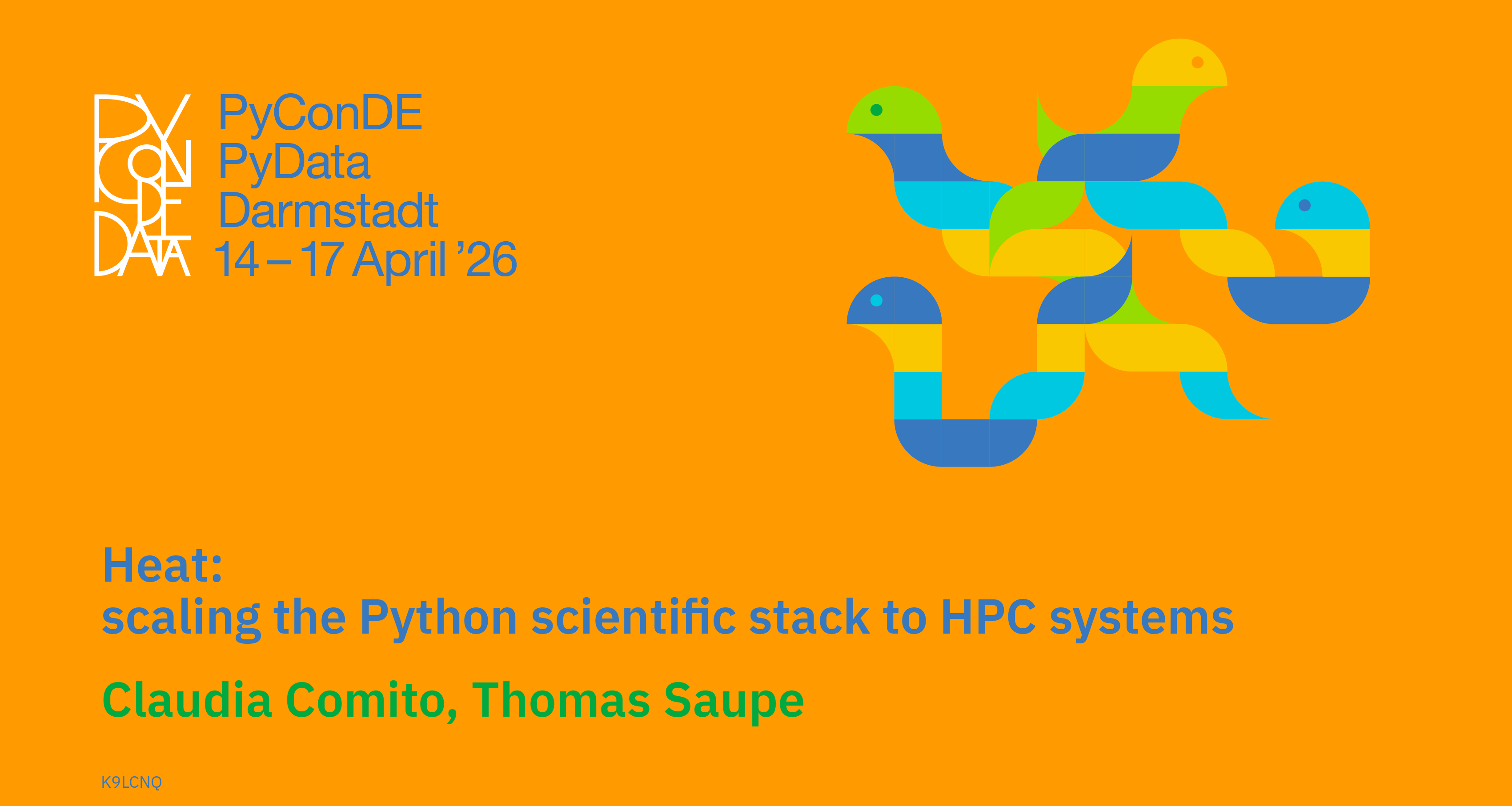 Social card for talk: Heat: scaling the Python scientific stack to HPC systems