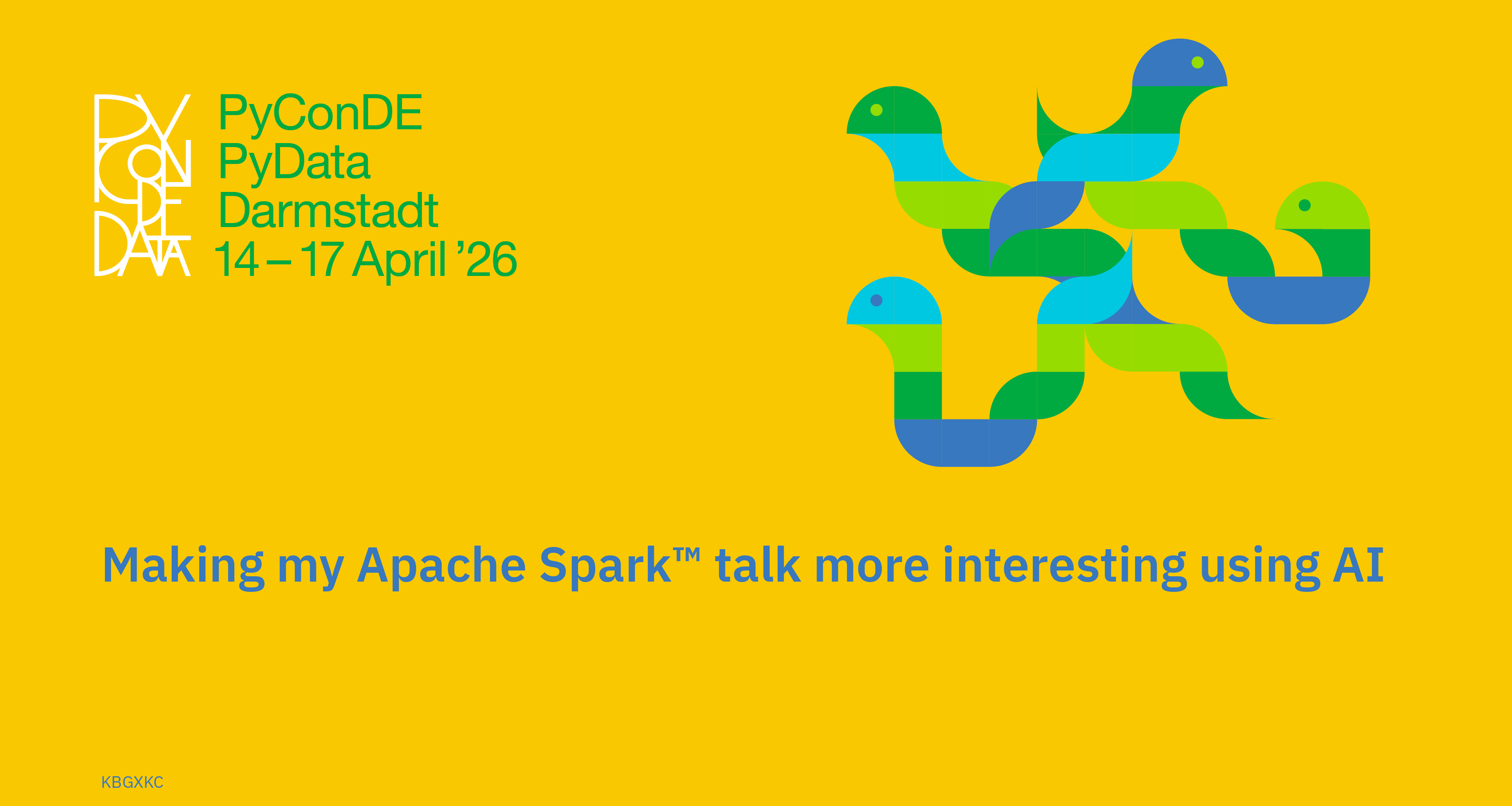 Social card for talk: Making my Apache Spark™ talk more interesting using AI