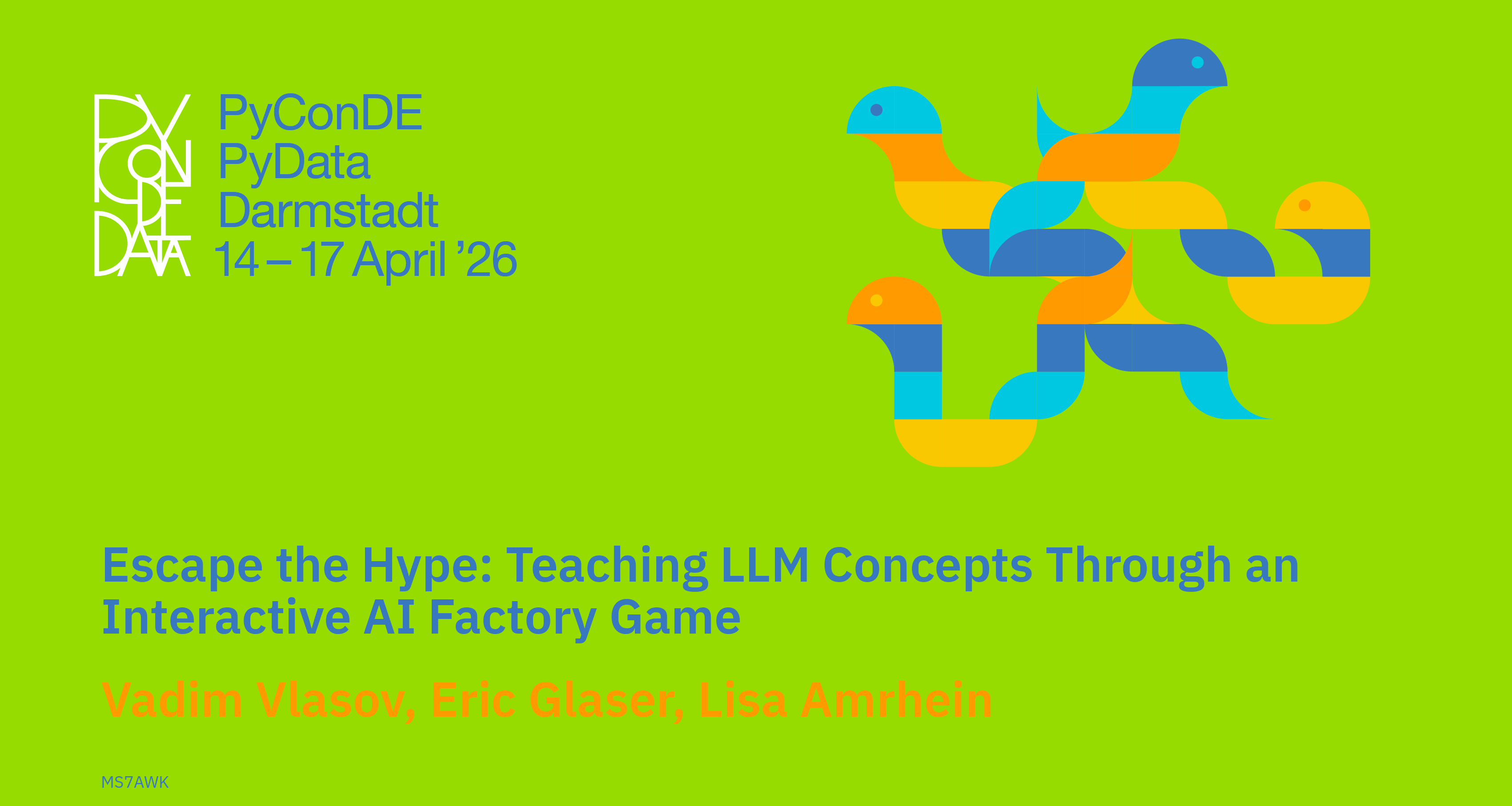 Social card for talk: Escape the Hype: Teaching LLM Concepts Through an Interactive AI Factory Game