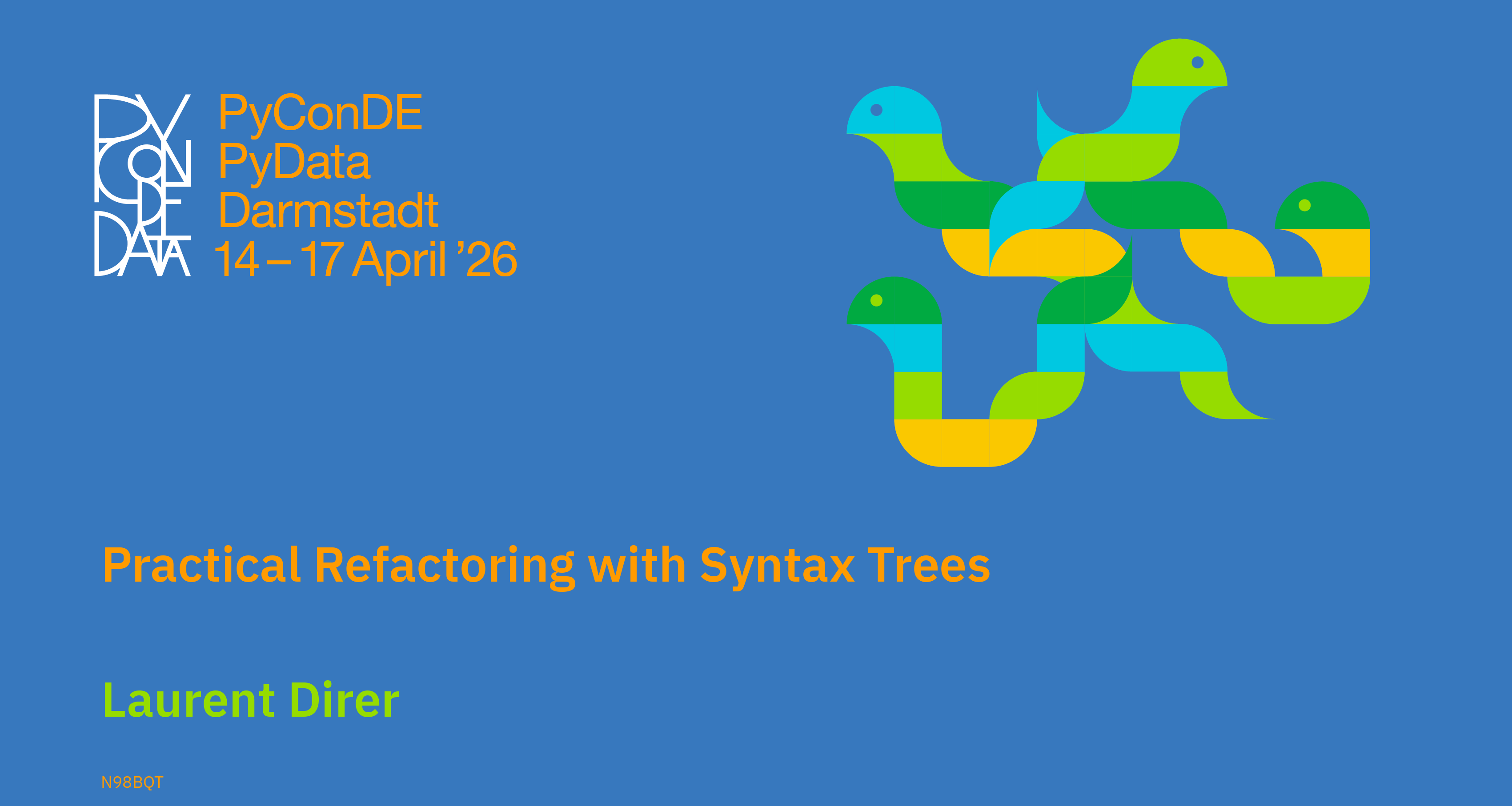 Social card for talk: Practical Refactoring with Syntax Trees