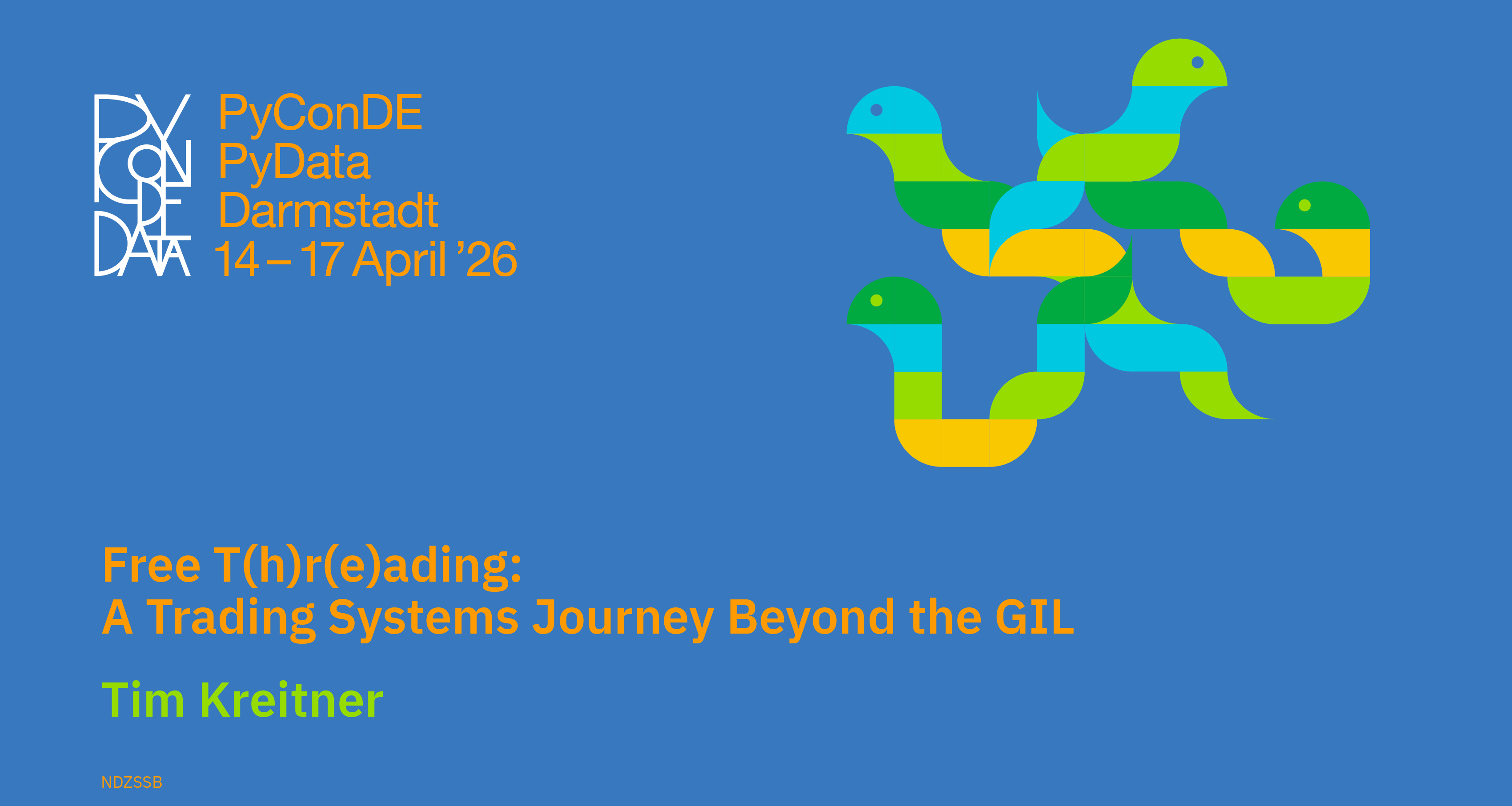Social card for talk: Free T(h)r(e)ading: A Trading Systems Journey Beyond the GIL