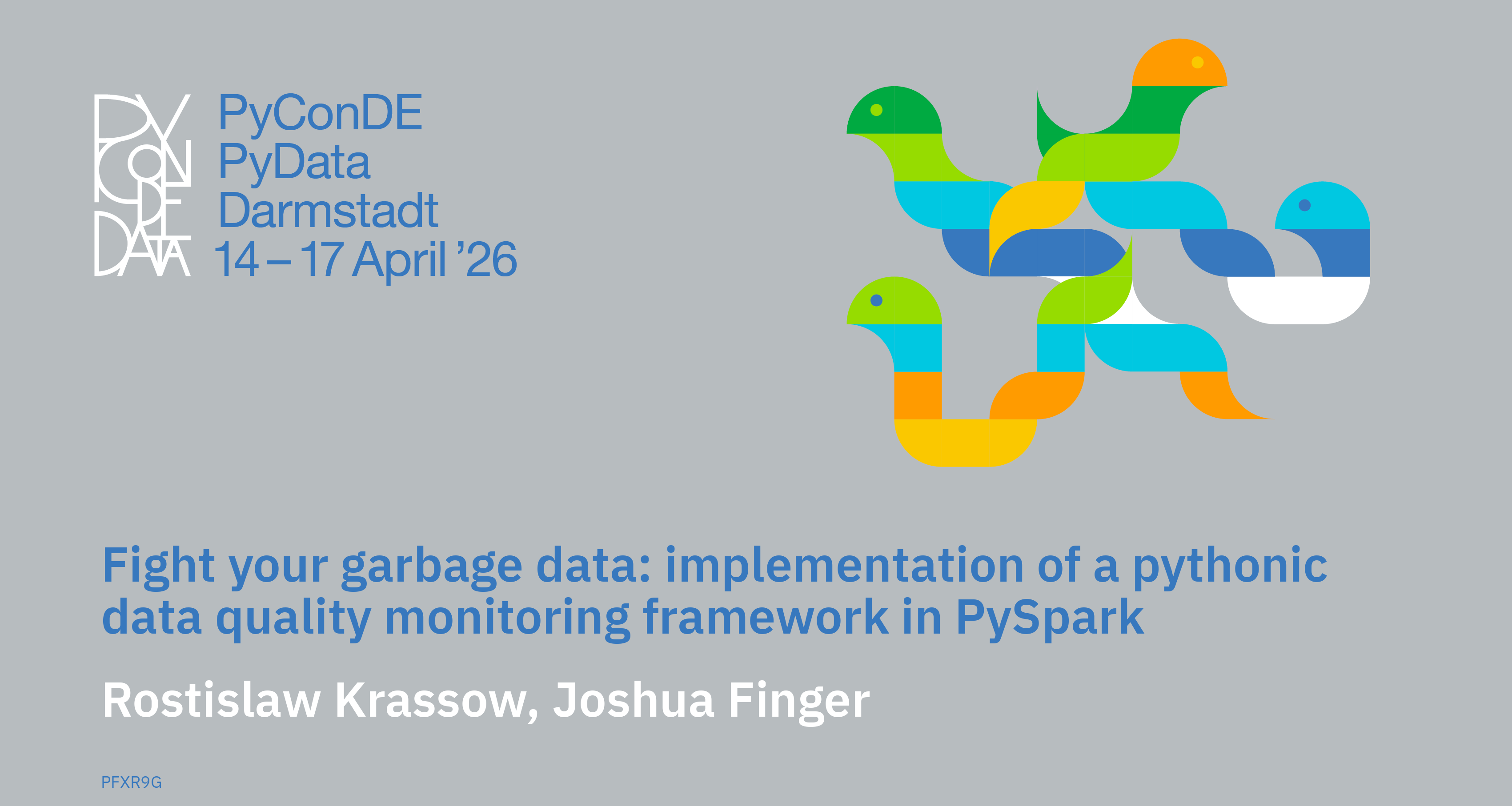 Social card for talk: Fight your garbage data: implementation of a pythonic data quality monitoring framework in PySpark